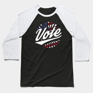 Vote Patriotic Design Baseball T-Shirt